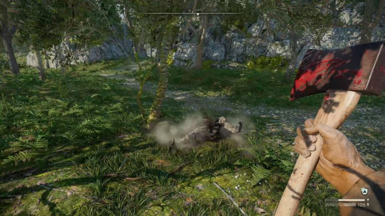 Balanceando el hacha en Atomfall