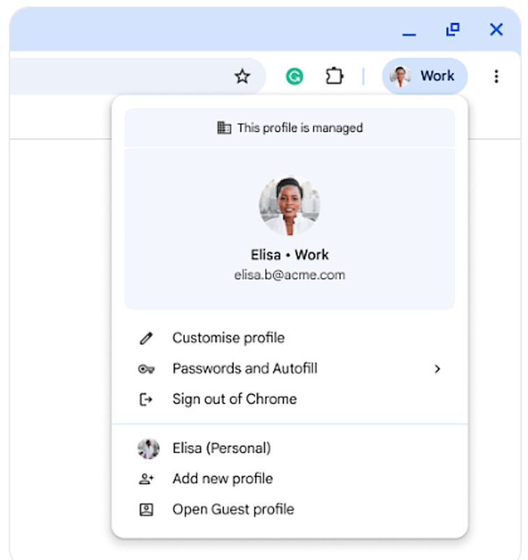 Actualización de Google Chrome