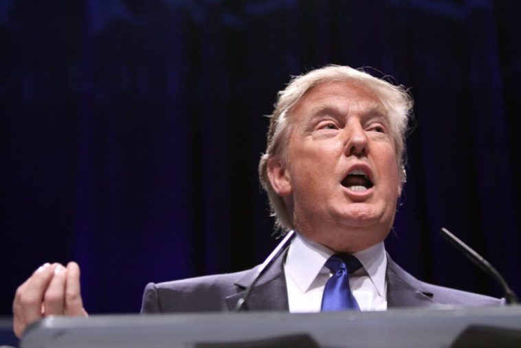 El presidente de los Estados Unidos, Donald Trump, dio un discurso.
