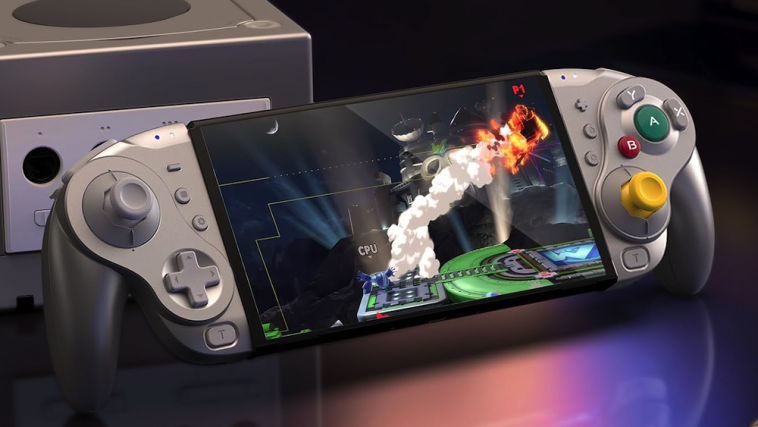 Controlador NYXI Wizard Nintendo Switch para el modo portátil y acoplado