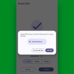 Android no molesta alternar: DND simple