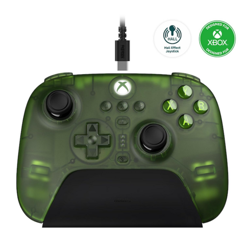 8bitdo lanzará un controlador transparente inspirado en la xbox verde el próximo mes