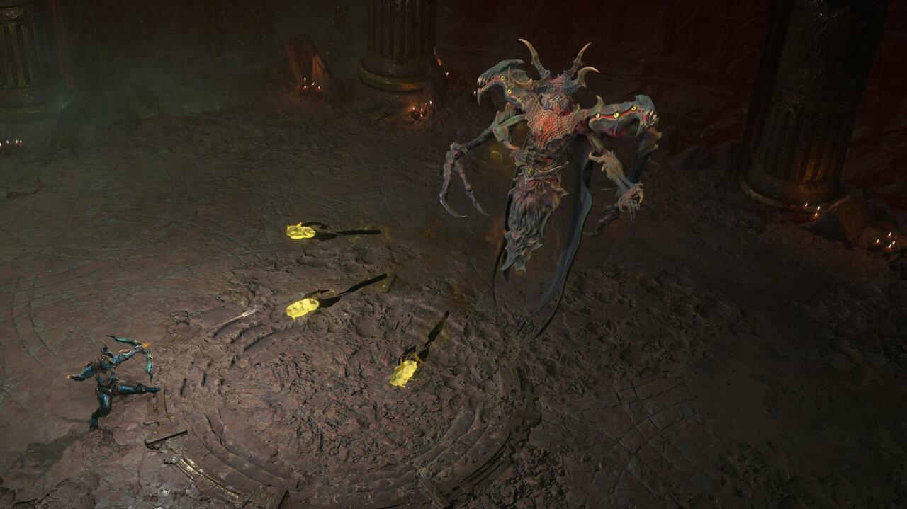 Belial tiene la oportunidad de aparecer después de derrotar a los jefes de fin de juego, con un botín adicional para arrancar.