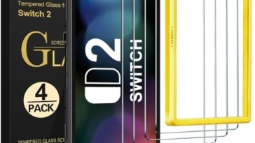 Guarde en Nintendo Switch 2 protectores de pantalla y cargadores en Amazon en Amazon