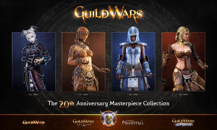 Guild Wars: la colección maestra del 20 aniversario incluye las tres campañas y expansión del juego.