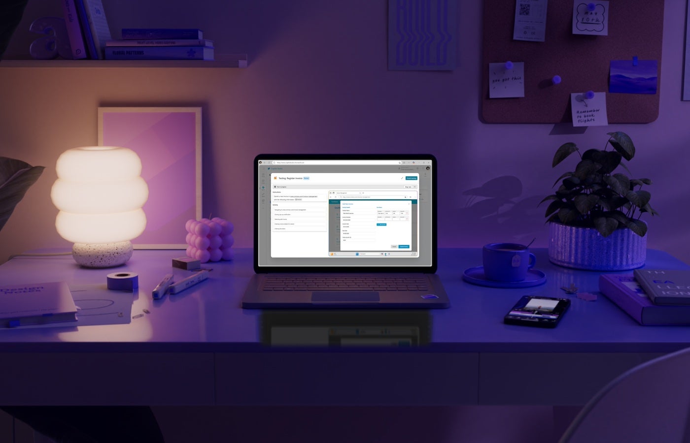 Captura de pantalla del sitio de Microsoft que representa la nueva función de uso de la computadora de Copilot Studio para la automatización de IA.