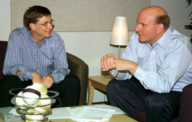 Bill Gates y Steve Ballmer, Microsoft