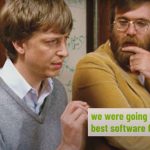 Un joven Bill Gates.