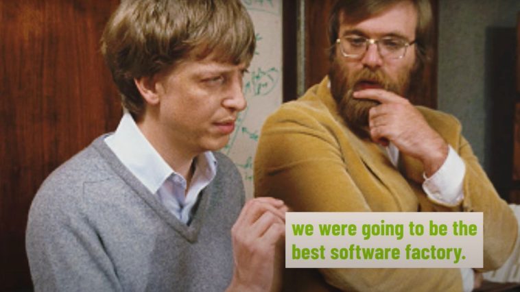 Un joven Bill Gates.