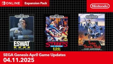 Nintendo Switch Online agrega tres Sega Genesis Classics