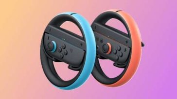 Recoge la rueda oficial Joy-Con Wheel para Mario Kart World por solo $ 25