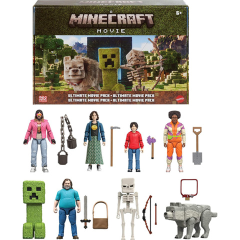 Un nuevo paquete de cifras de películas de Minecraft está en pedido por pedido