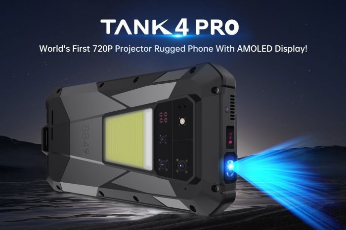 8849 presenta Tank 4 Pro: el primer teléfono inteligente resistente con proyector HD y pantalla AMOLED. - Coolsmartphone