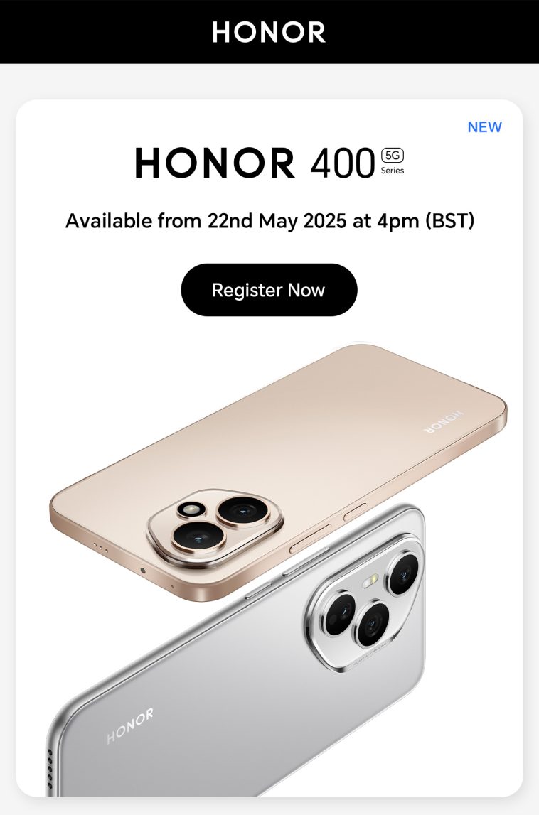 Fecha de lanzamiento de la serie Honor 400 presentado.