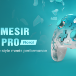 Gamesir lanza el controlador con cable floral T7 Pro con carcasa mate estampada floral, diseño semi transparente e iluminación dinámica vibrante RGB