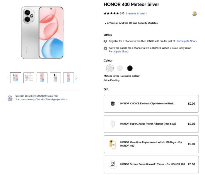 Honor expande la serie Honor 400 con dos teléfonos inteligentes pioneros de fotografía de IA. - Coolsmartphone