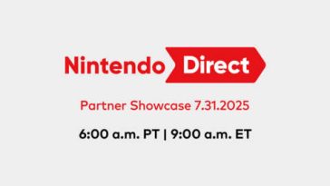 Nintendo Direct Partner Showcase confirmado para el 31 de julio