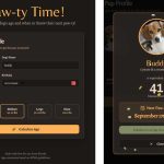 Interfaz de entrada y resultado exitoso en la aplicación de tiempo de pata codificada por Firebase Studio