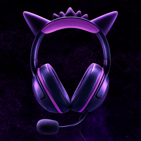 El nuevo auricular Kraken Kitty Pokemon de Razer tiene orejas Gengar