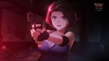 Jill Valentine en Diosa de la Victoria: Nikke X Resident Evil.