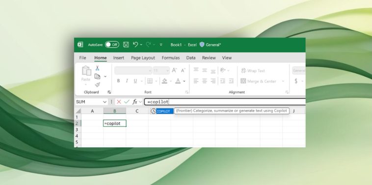 Microsoft empuja el copiloto directamente a las celdas de Excel