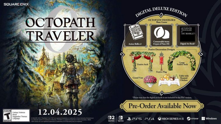 Octopath Traveler 0 Bonos de pedido