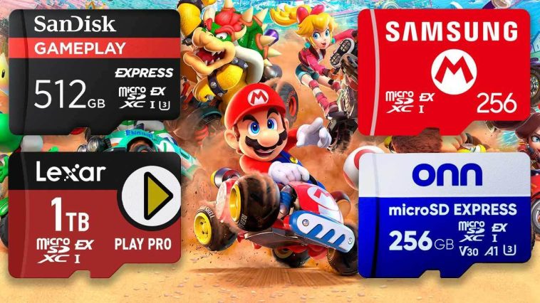 Nintendo Switch 2 solo lee tarjetas MicroSD Express