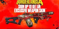 Borderlands 4 Hazard Pay Skin disponible para los propietarios de cuentas de cambio que optan por boletines y correos electrónicos de marketing.