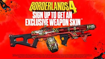 Borderlands 4 Hazard Pay Skin disponible para los propietarios de cuentas de cambio que optan por boletines y correos electrónicos de marketing.
