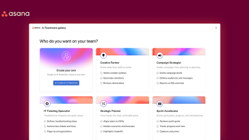 Asana pone a los agentes de 'AI Teammate' a trabajar