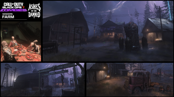 El mapa de la granja de Vandorn para Black Ops 7 Zombies.