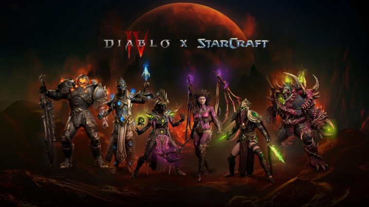 Una mirada a las pieles de crossover Starcraft de Diablo 4.