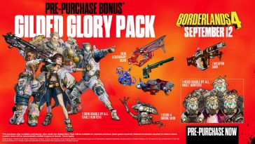 Borderlands 4 paquete de gloria dorado