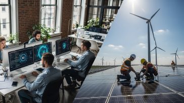 La IA y la energía limpia impulsan el crecimiento del empleo, remodelan el mercado laboral de los Estados Unidos