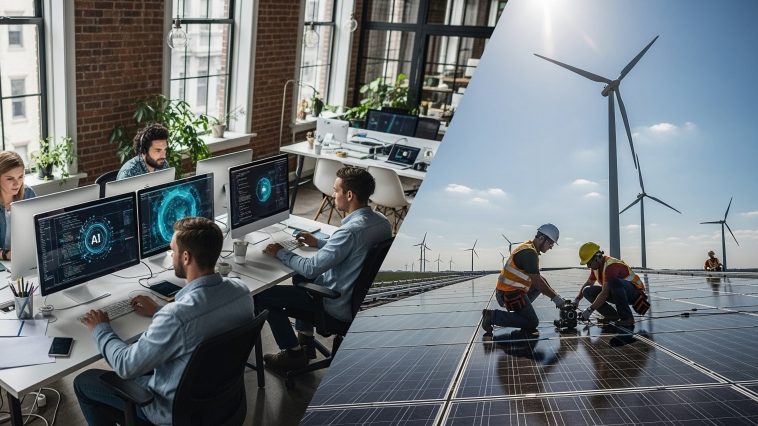 La IA y la energía limpia impulsan el crecimiento del empleo, remodelan el mercado laboral de los Estados Unidos