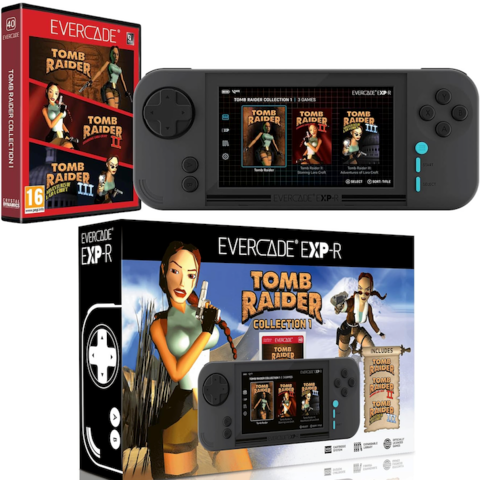 Los paquetes Handheld y la consola de Evercade Tomb Raider finalmente están en stock en Amazon