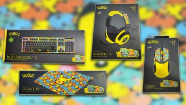 Colección de accesorios para juegos Razer x Pokémon