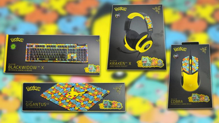 Colección de accesorios para juegos Razer x Pokémon