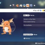 Un Shiny Raichu que evolucionó a partir de un Shiny Pikachu.