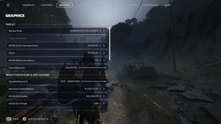 La configuración de gráficos de PC en Arc Raiders