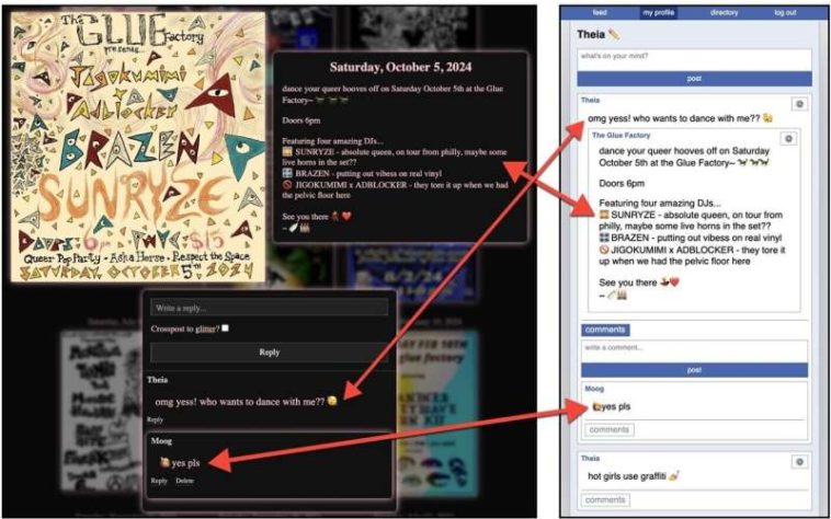 El sistema permite a las personas personalizar espacios sociales en línea mientras se mantiene conectados con otros