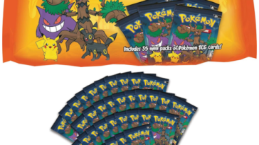 Paquete de refuerzo de intercambio o truco de Pokémon TCG reabastecido en Amazon