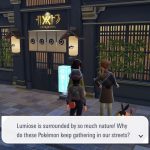 Casi todos en Lumiose City tienen su propia opinión sobre los acontecimientos recientes.