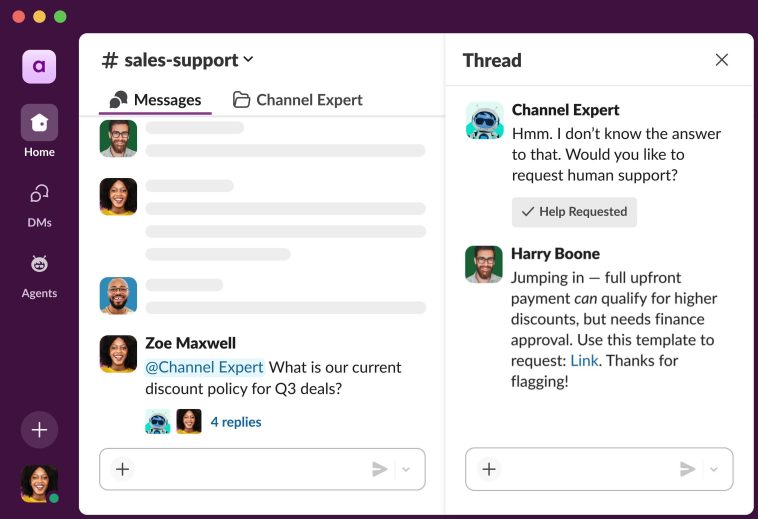 Slackbot de Slack ahora es un asistente de IA completo