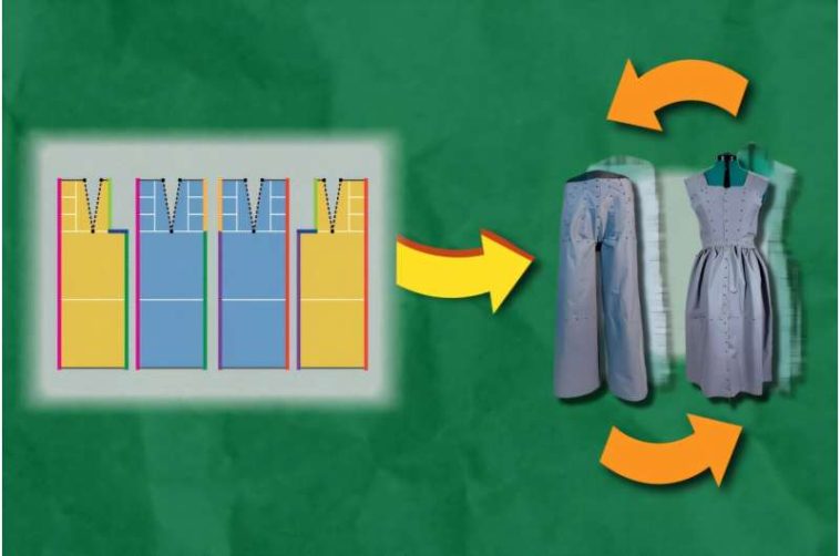 Un nuevo software diseña ropa ecológica que se puede volver a ensamblar para crear nuevas prendas