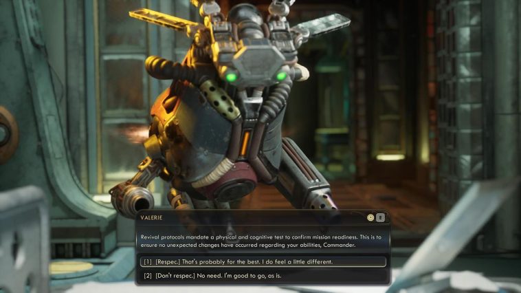 Puedes decidir respetar a tu personaje al completar el prólogo.