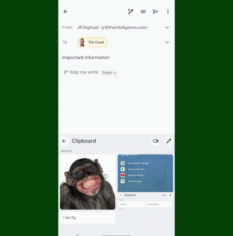 Portapapeles de Android: inserción del portapapeles de Gboard