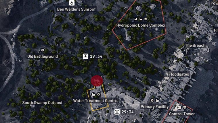 Toma de derrames de inundaciones