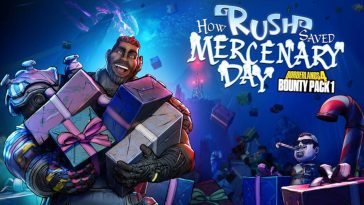 Arte promocional de Cómo Rush salvó el día del mercenario.