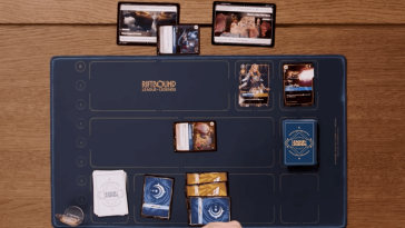 Un juego de Riftbound en acción.